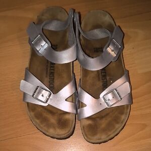 Birkenstock | Women's Silver Flats